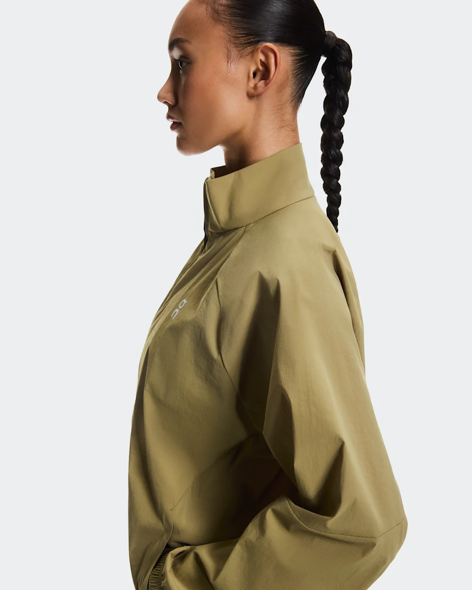 On All-Day 1/2 Zip Jacket Nutmeg Feminino