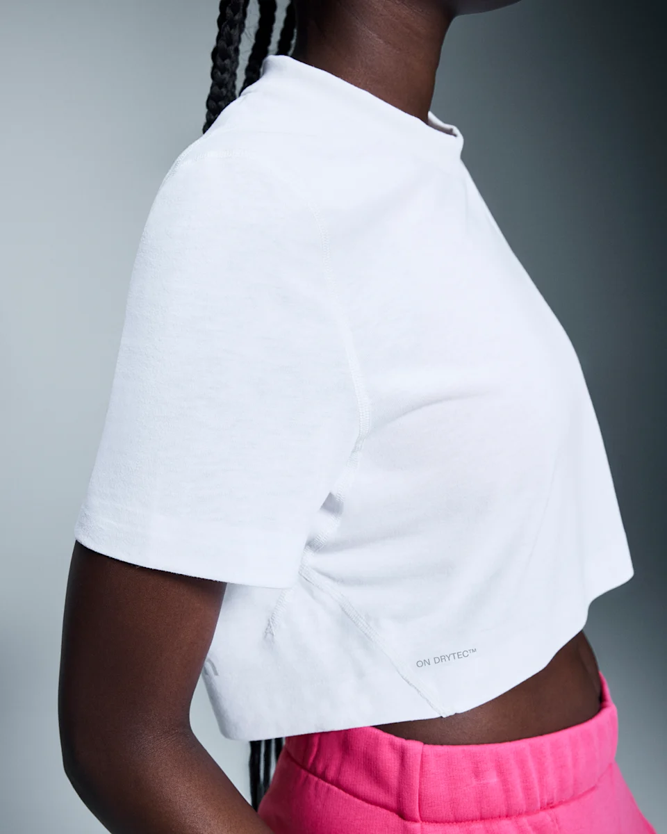On Active-T Crop White Feminino