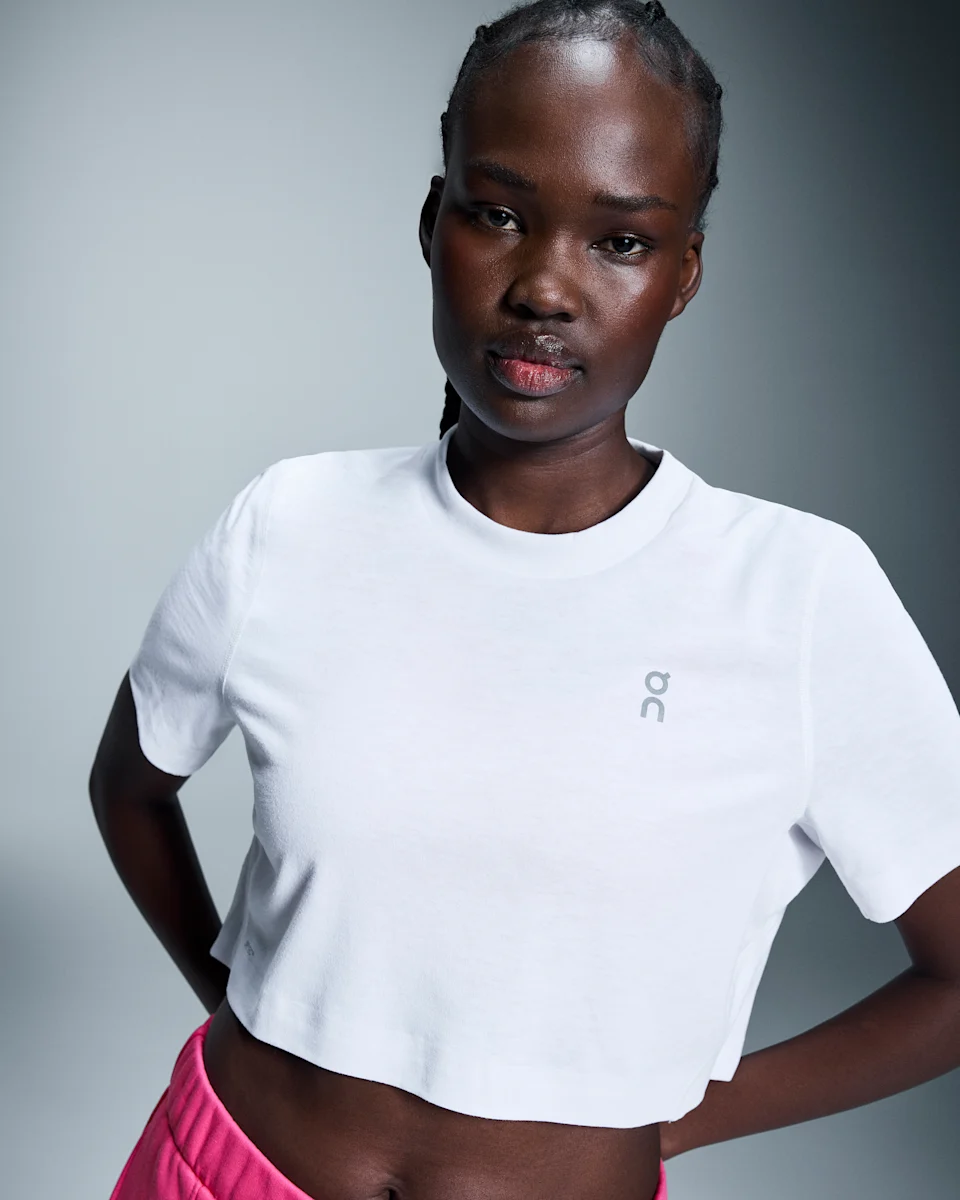 On Active-T Crop White Feminino