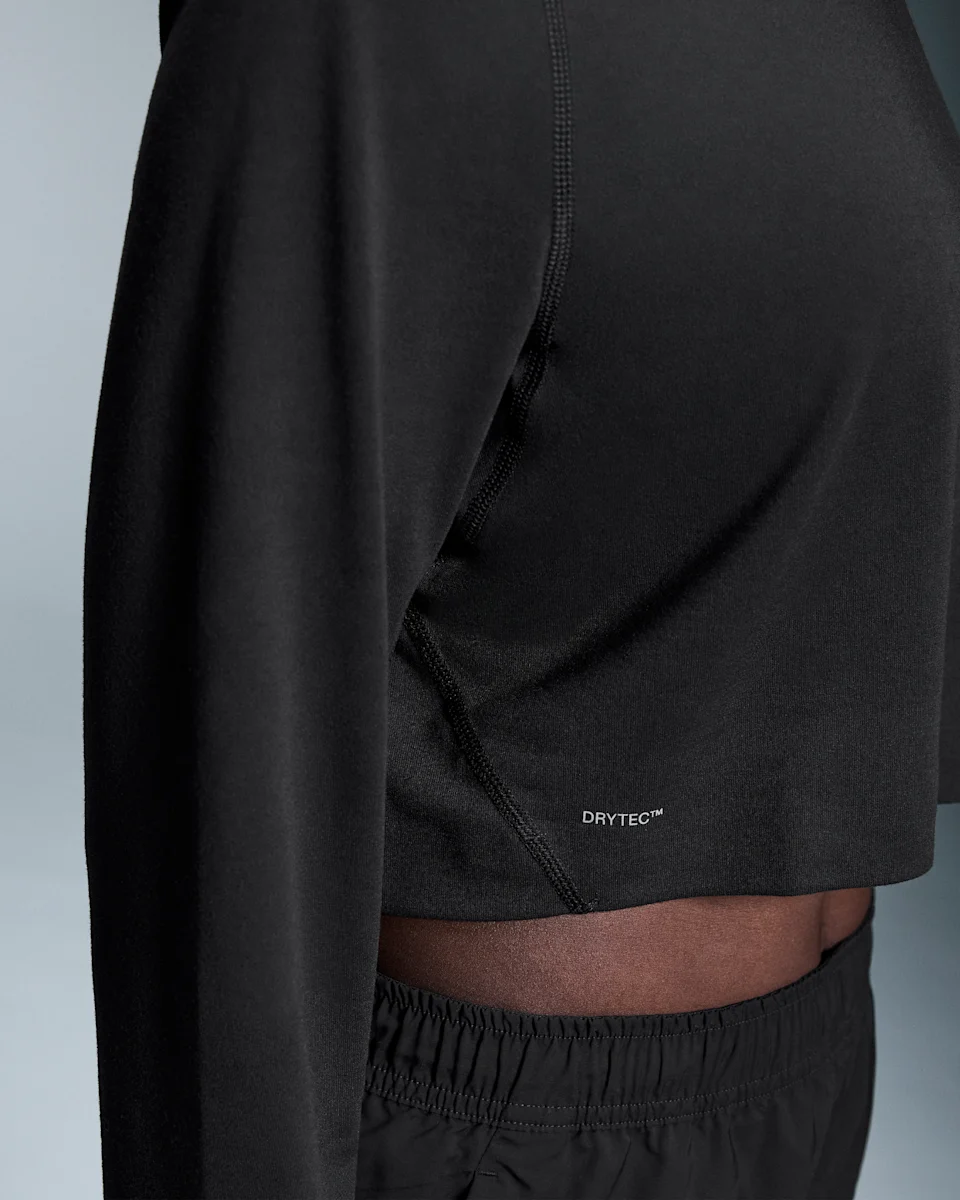 On Active Long-T Crop Black Feminino