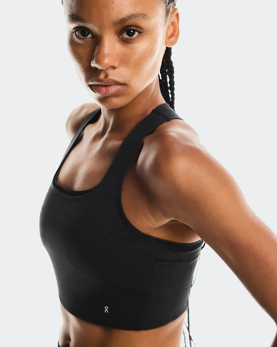 On Pace Pocket Bra Black Feminino