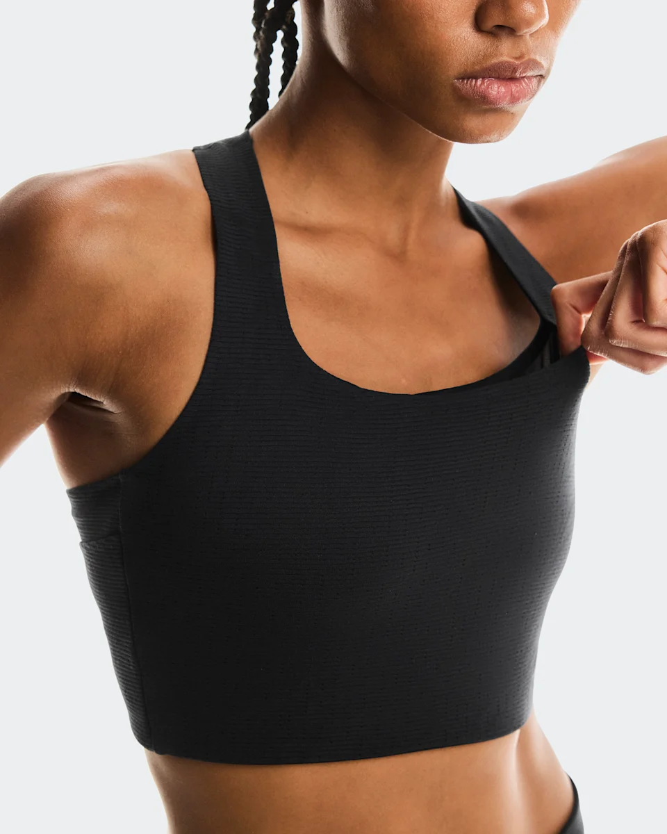 On Pace Pocket Bra Black Feminino