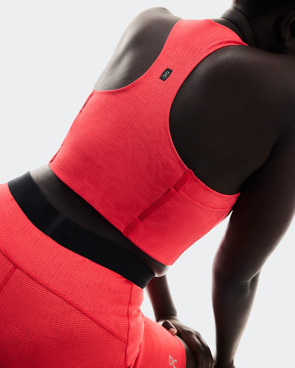 On Pace Pocket Bra Red Feminino