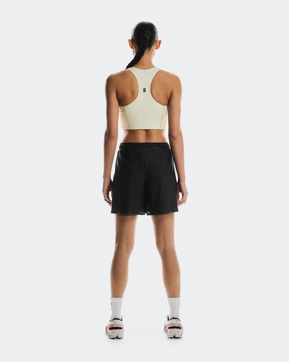 On Pace Pocket Bra Taupe Feminino