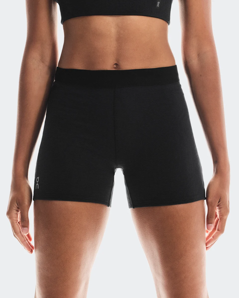 On Pace Tights Short Black Feminino