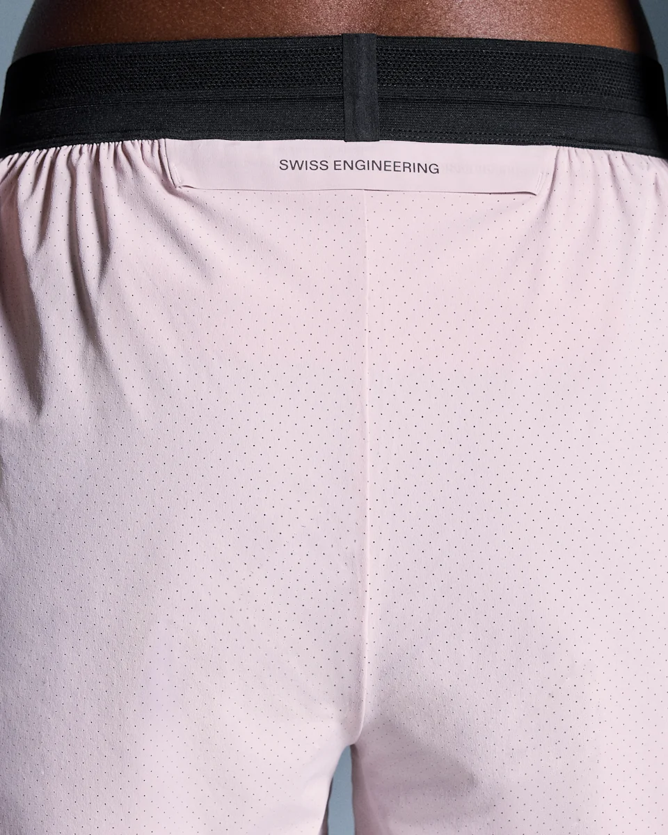 On 3" Performance 2/1 Shorts Mauve & Black Feminino