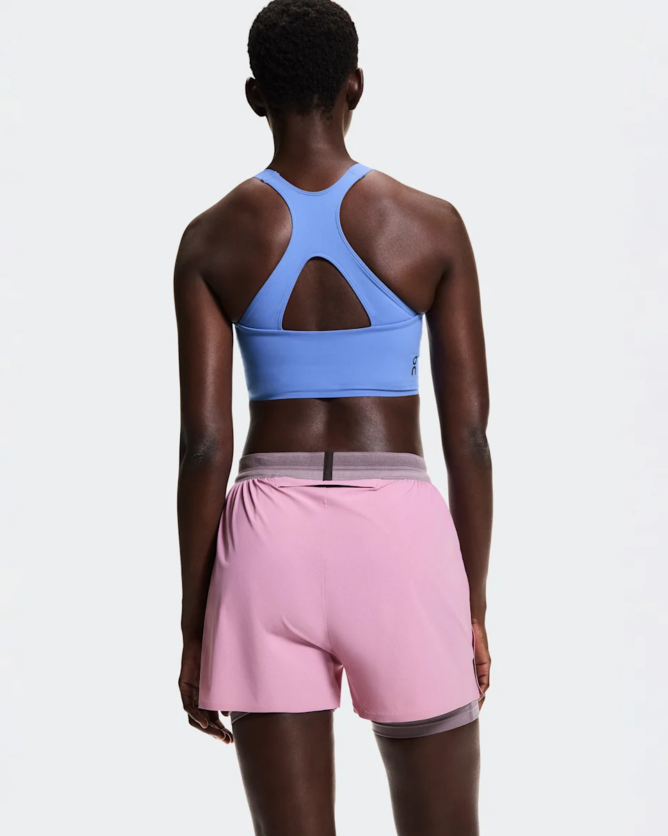 On 3" Performance 2/1 Shorts Sakura & Dewberry Feminino