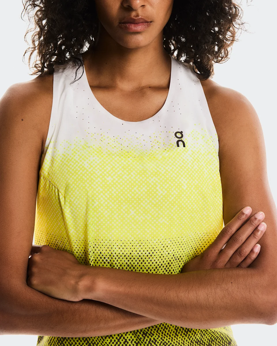 On Race Singlet Lime Feminino