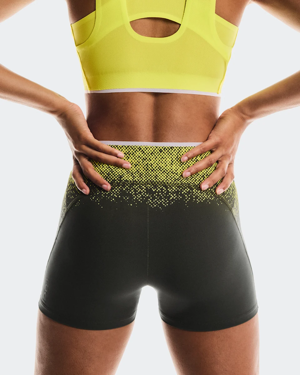 On Race Tights Short Lime Feminino