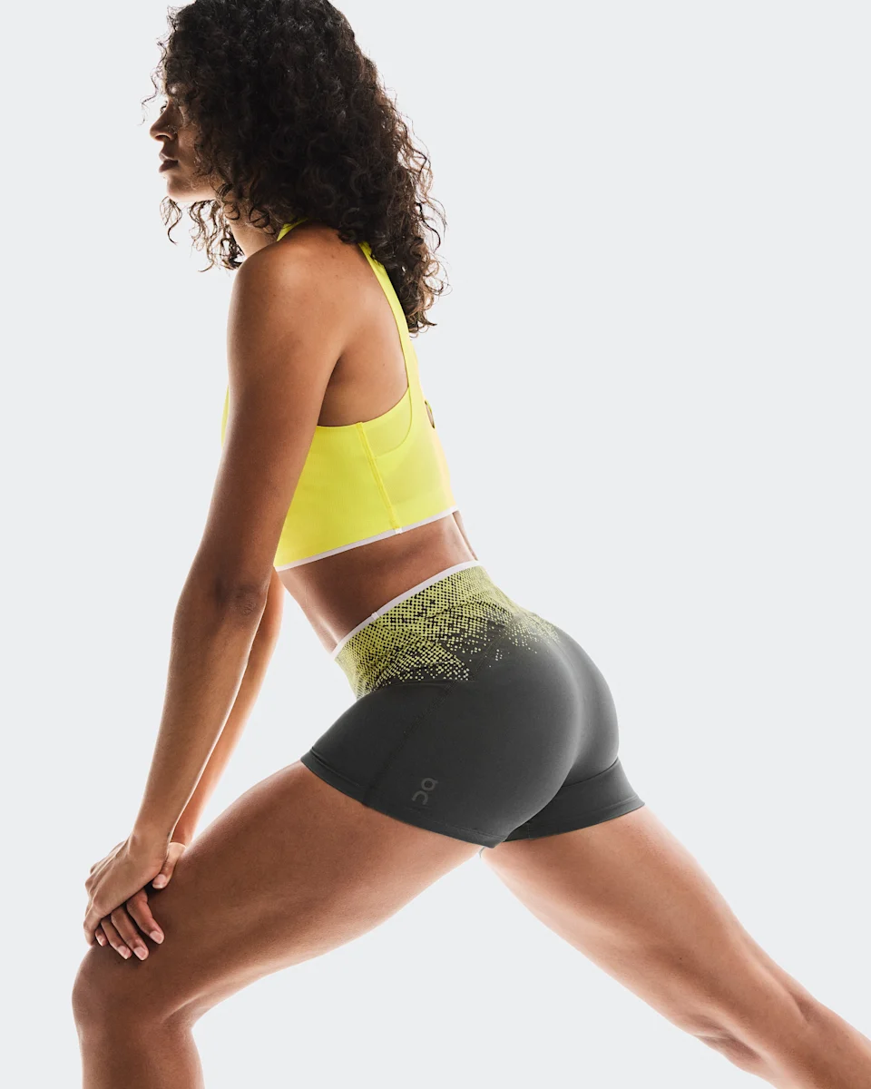 On Race Tights Short Lime Feminino