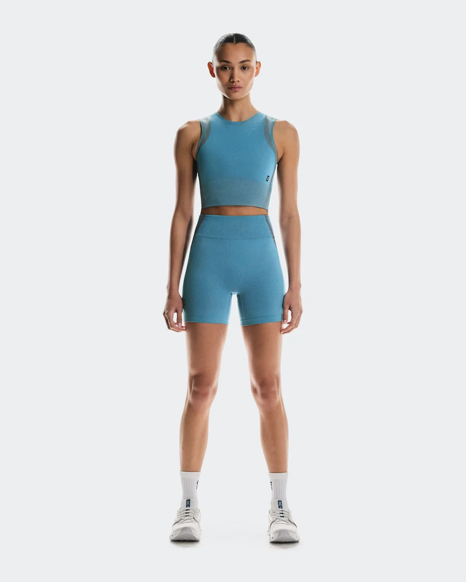 On Studio Knit Crop Niagara & Rock Feminino
