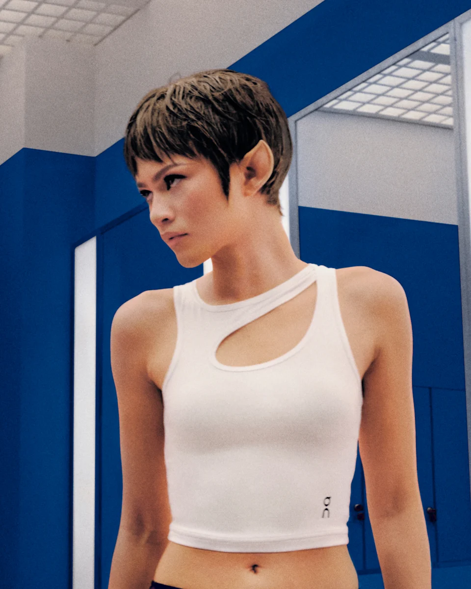On Studio Cut-Out Crop White Feminino