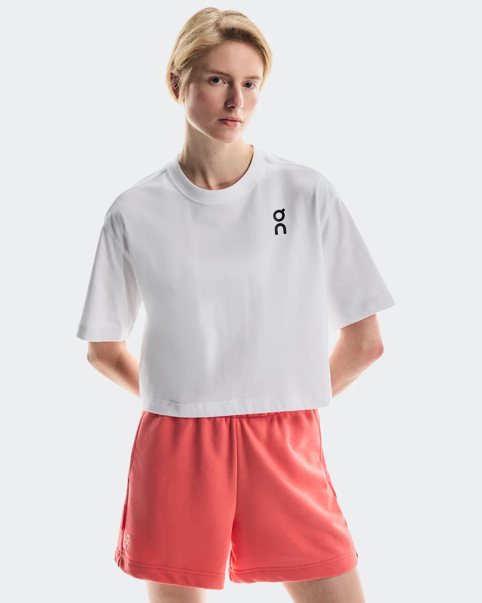 On Club Boxy-T White Feminino
