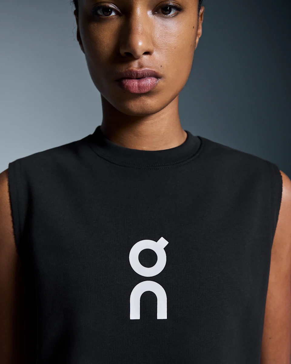On Club Crew Crop Black Feminino