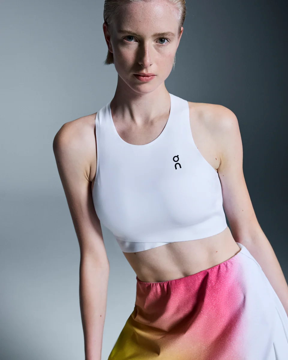 On Court Crop Top White Feminino