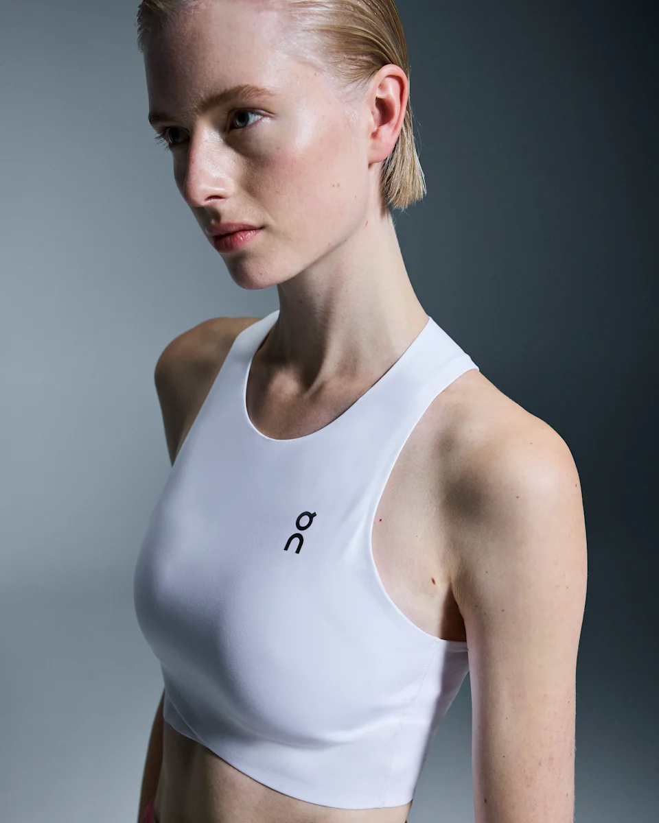 On Court Crop Top White Feminino