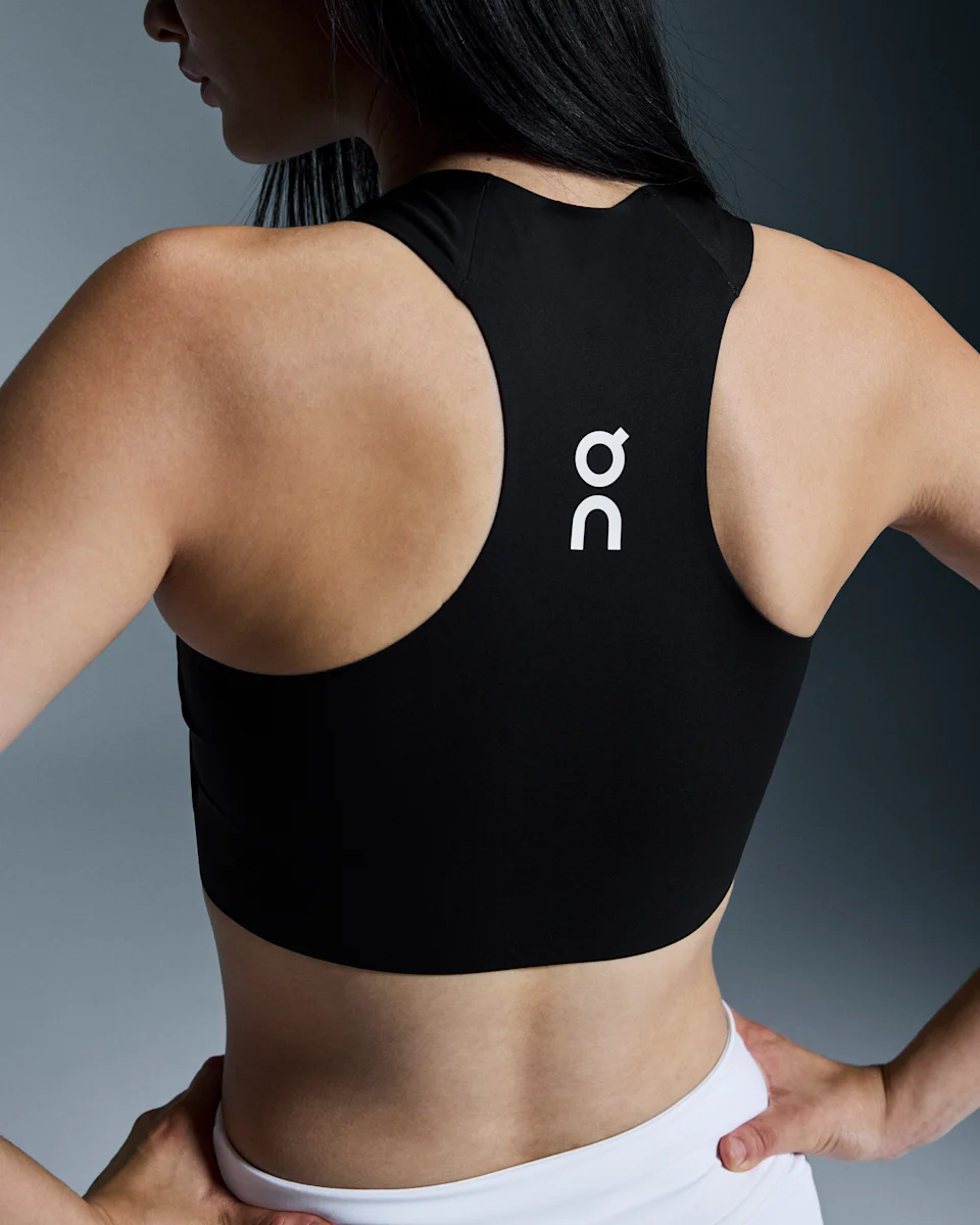 On Court Crop Top Black Feminino