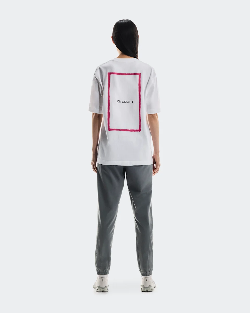 On Club-T Graphic White Feminino