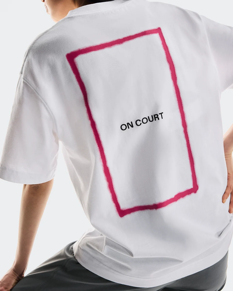 On Club-T Graphic White Feminino