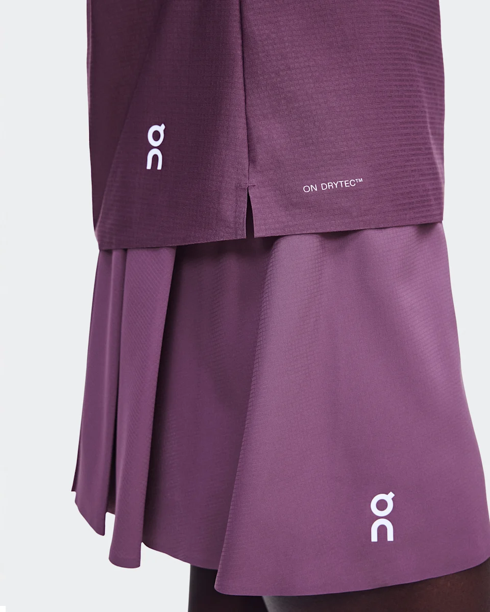 On Court Skirt Pleated Cassis Feminino