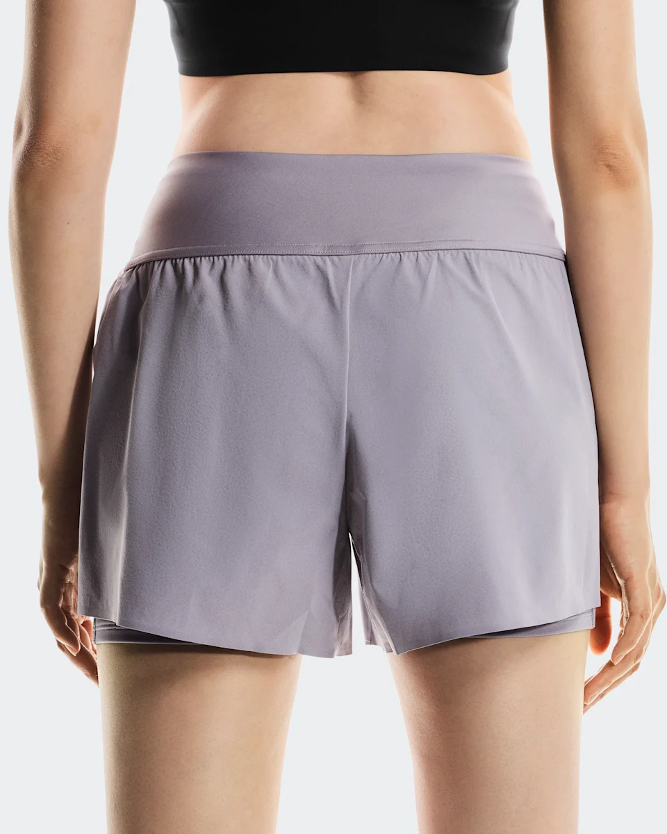 On Court Shorts Lilac Feminino