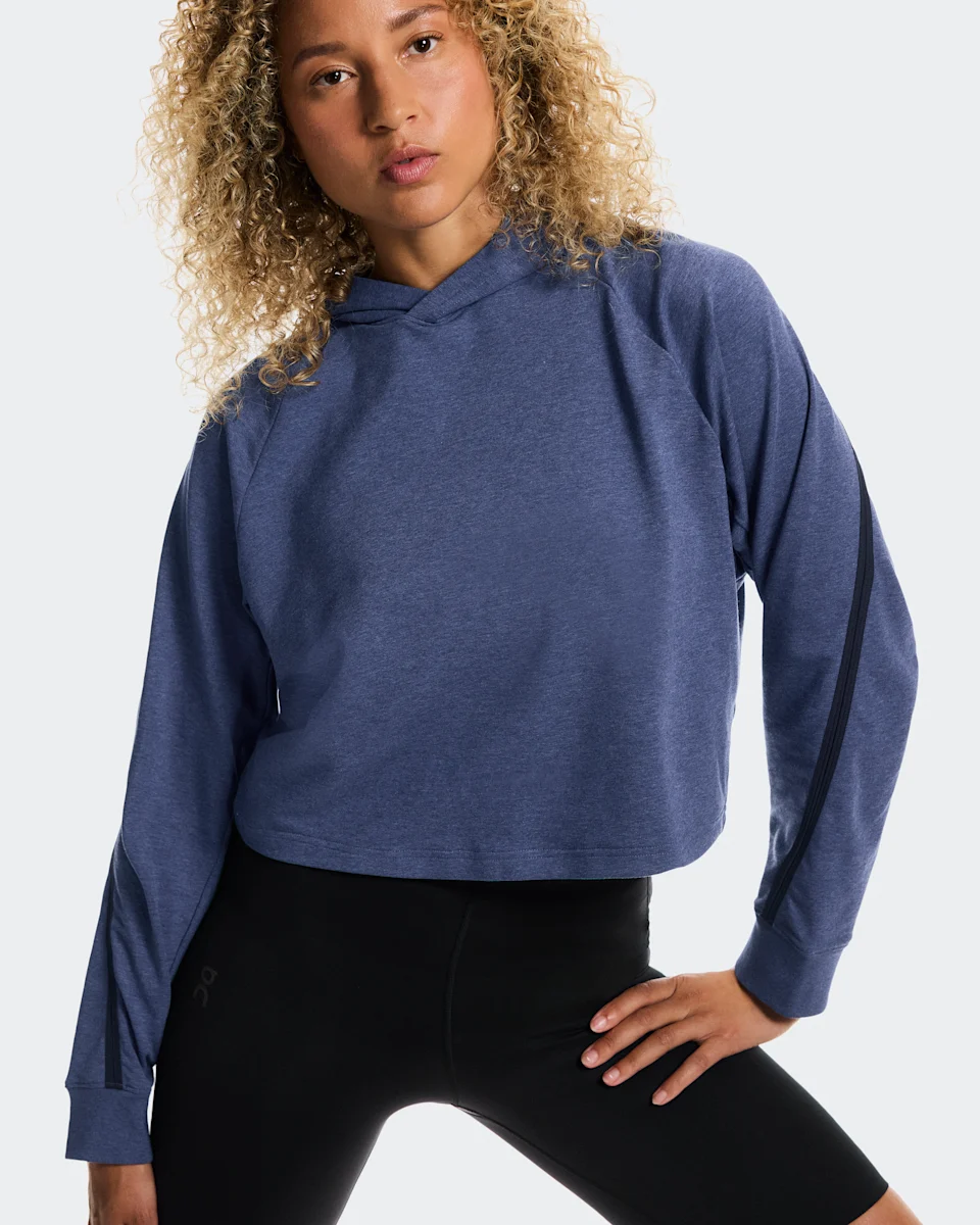 On Studio Hoodie Acai Feminino