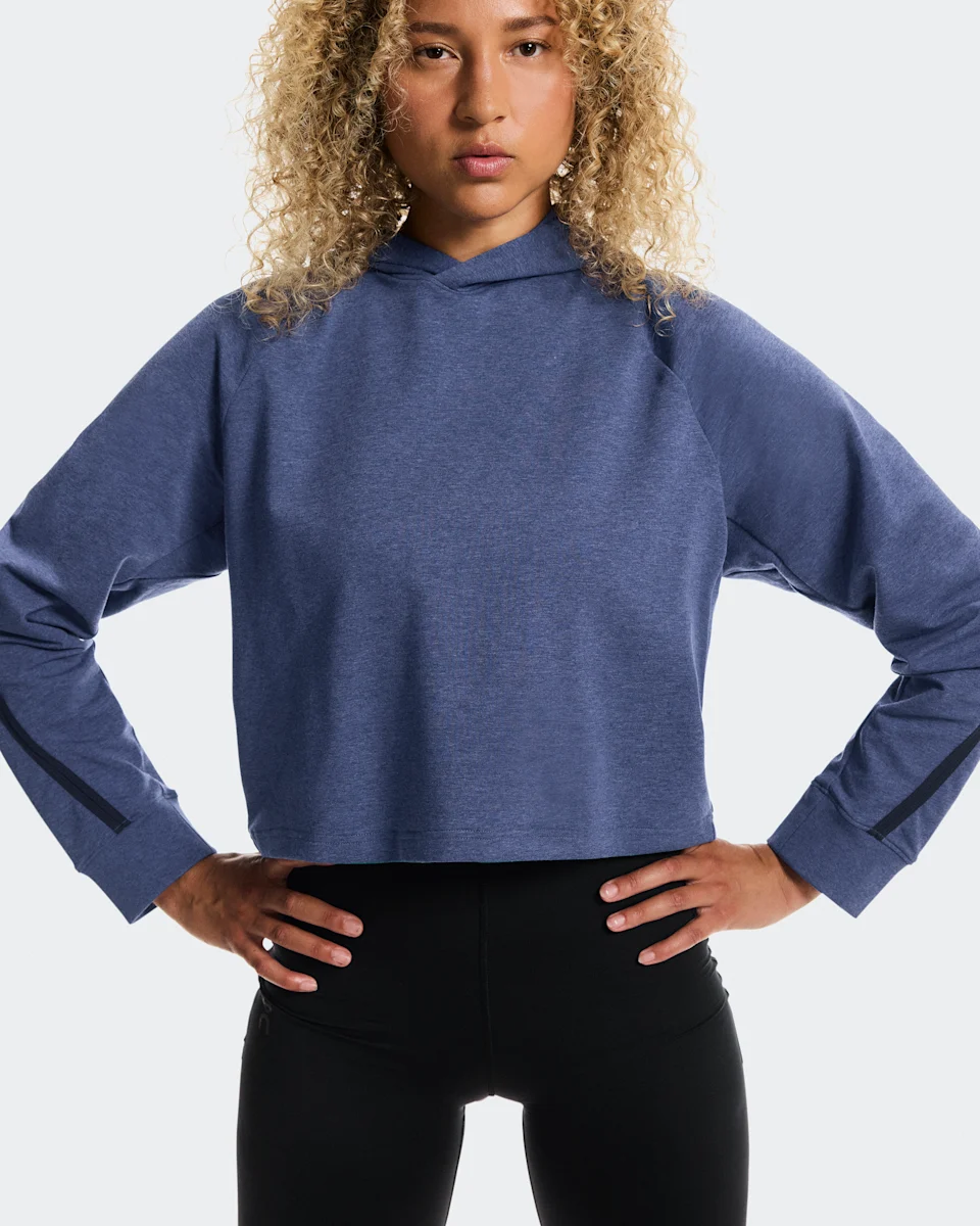 On Studio Hoodie Acai Feminino