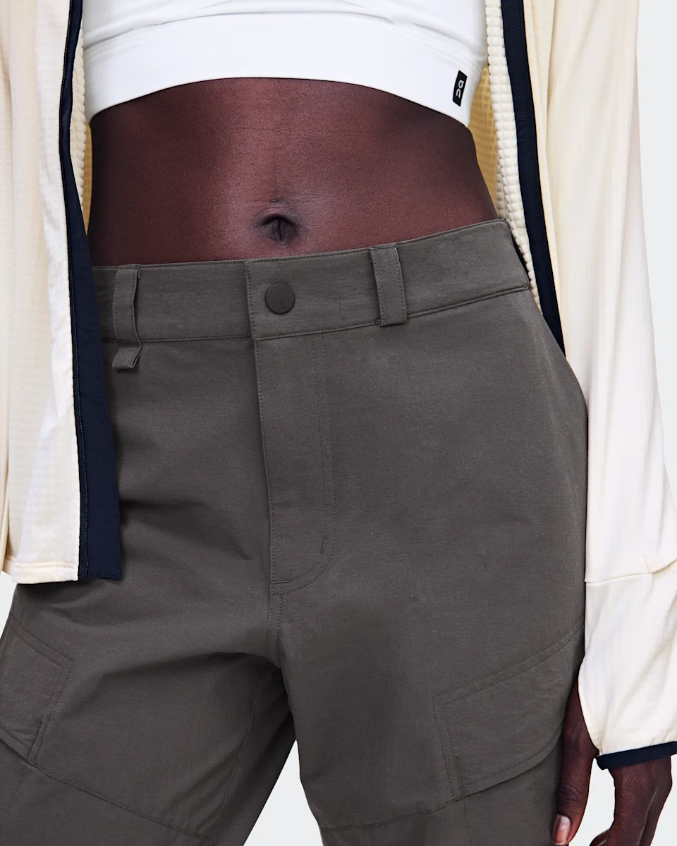 On Trek Pants Espresso Feminino