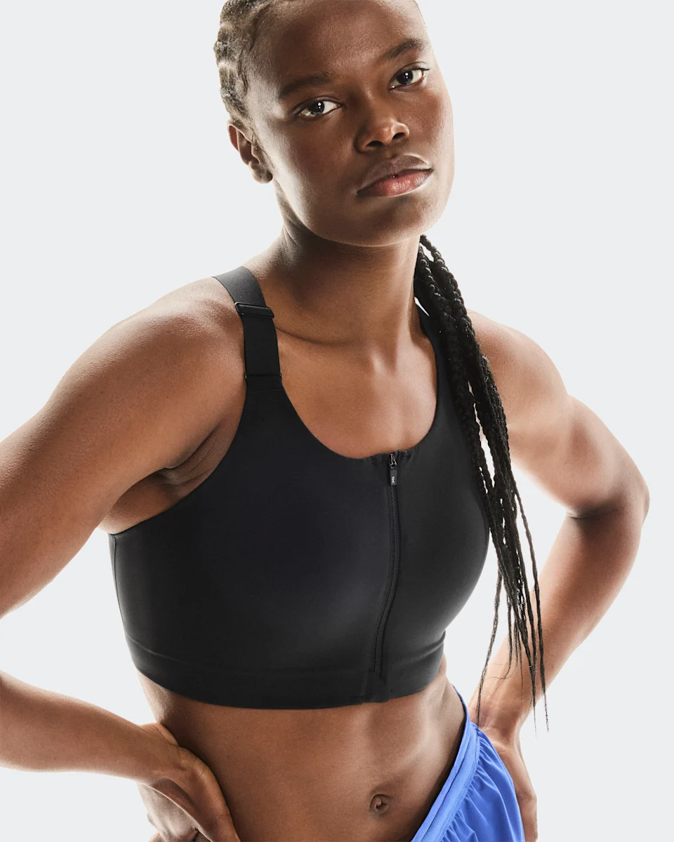 On Endurance Bra Zip Black Feminino