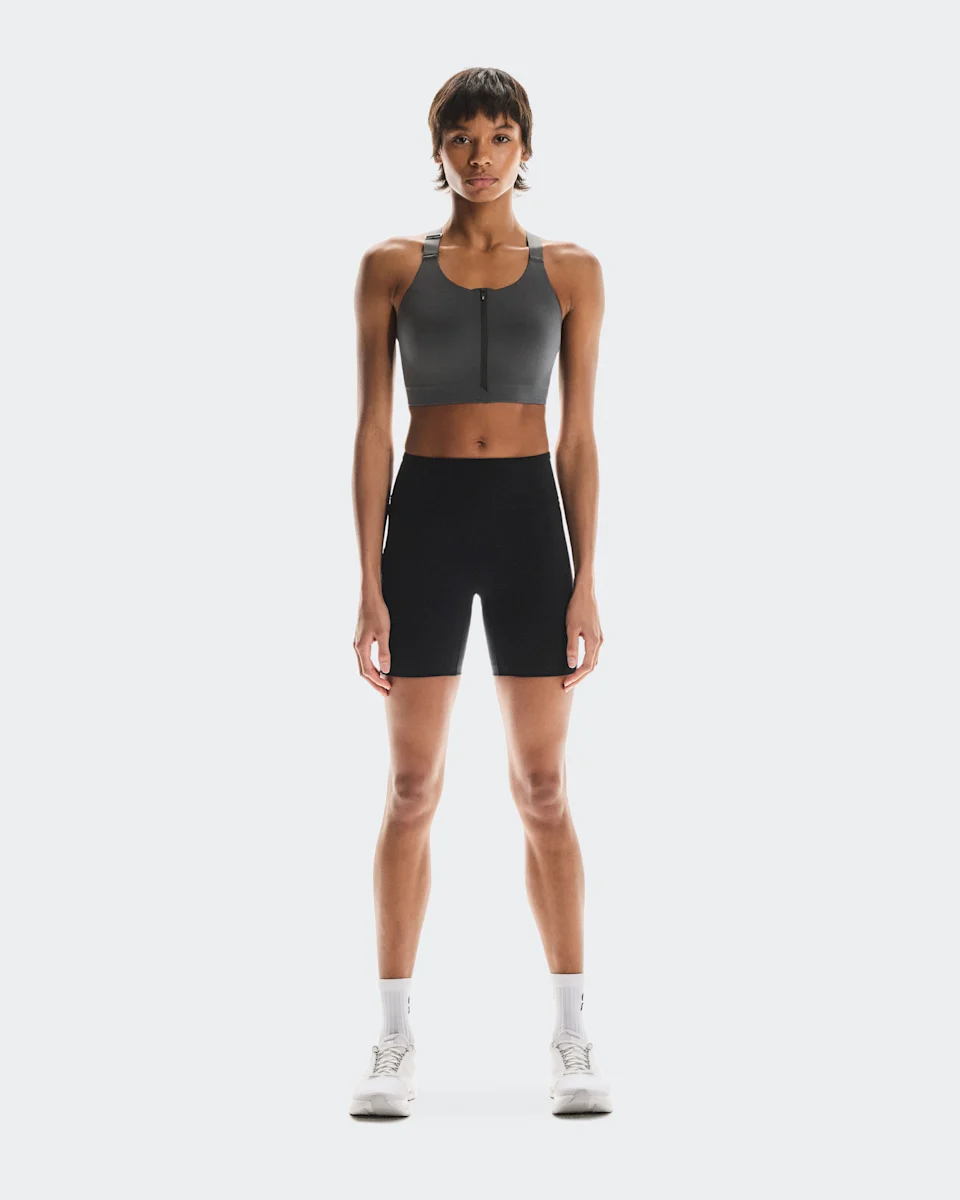 On Endurance Bra Zip Eclipse Feminino – Corrida, sustentação alta