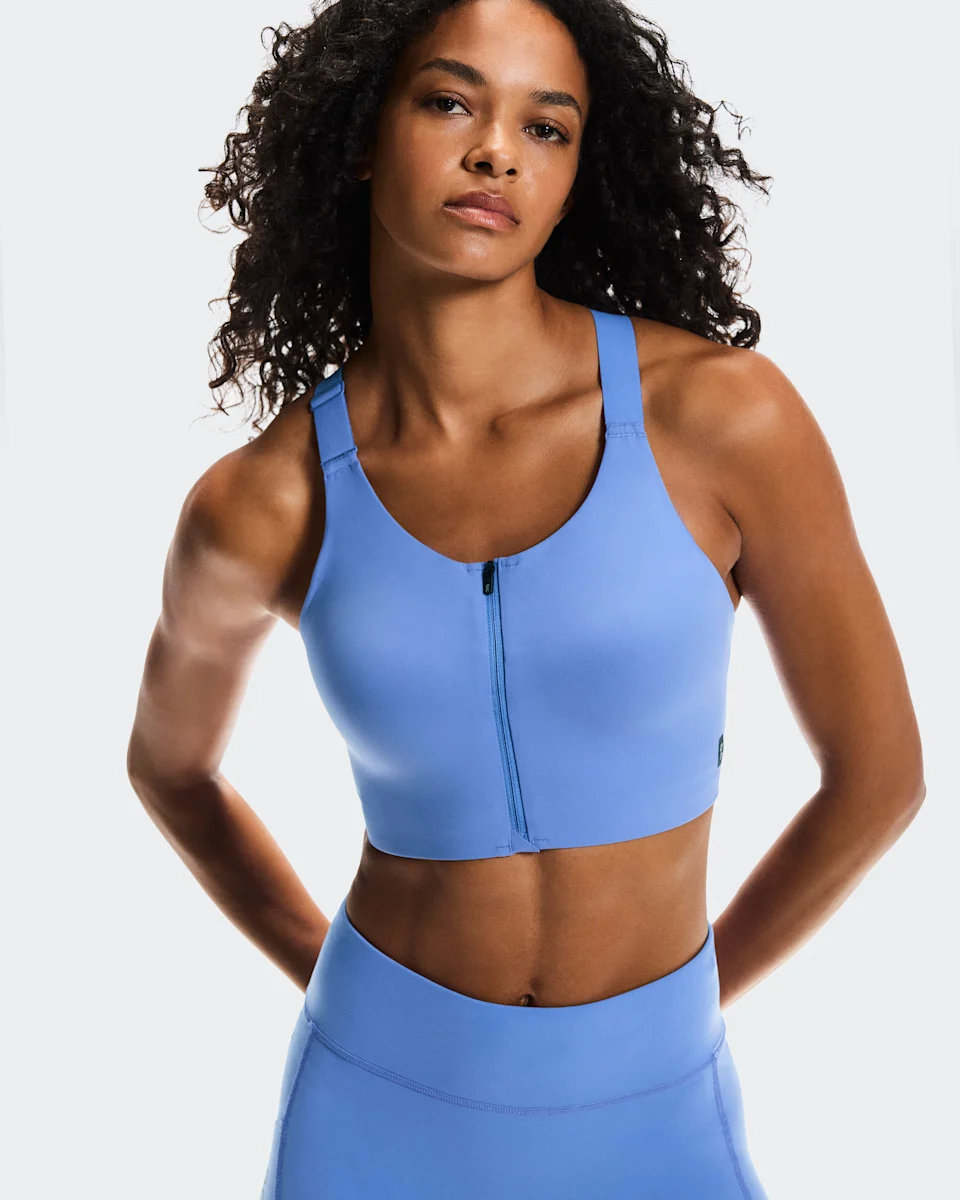 On Endurance Bra Zip Sailor Feminino