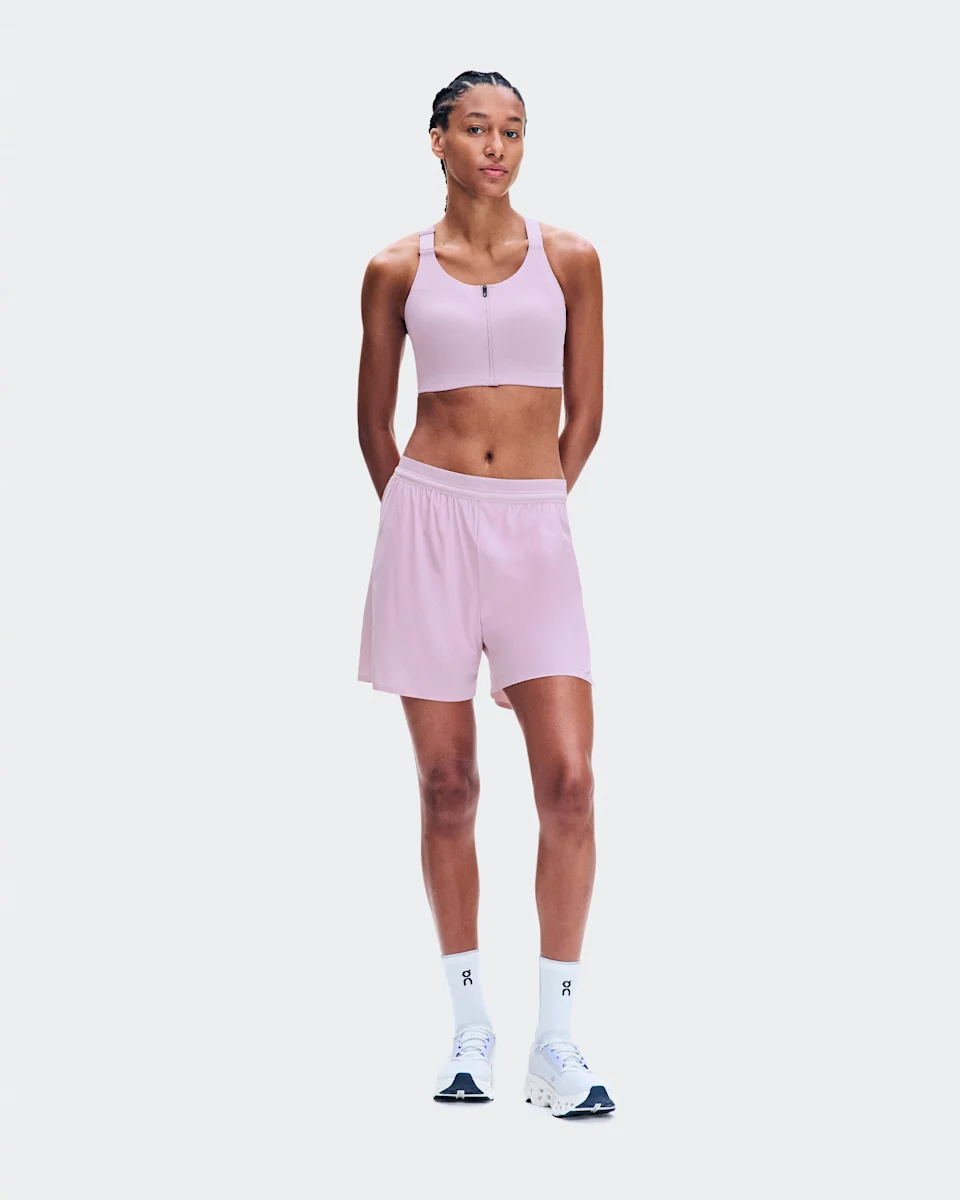 On Endurance Bra Zip Foxglove Feminino