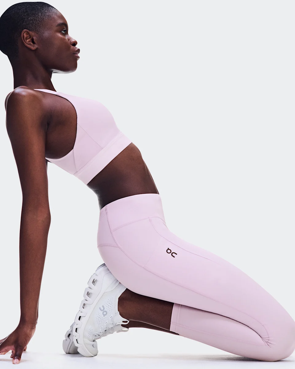 On Performance Tights 7/8 Foxglove Feminino