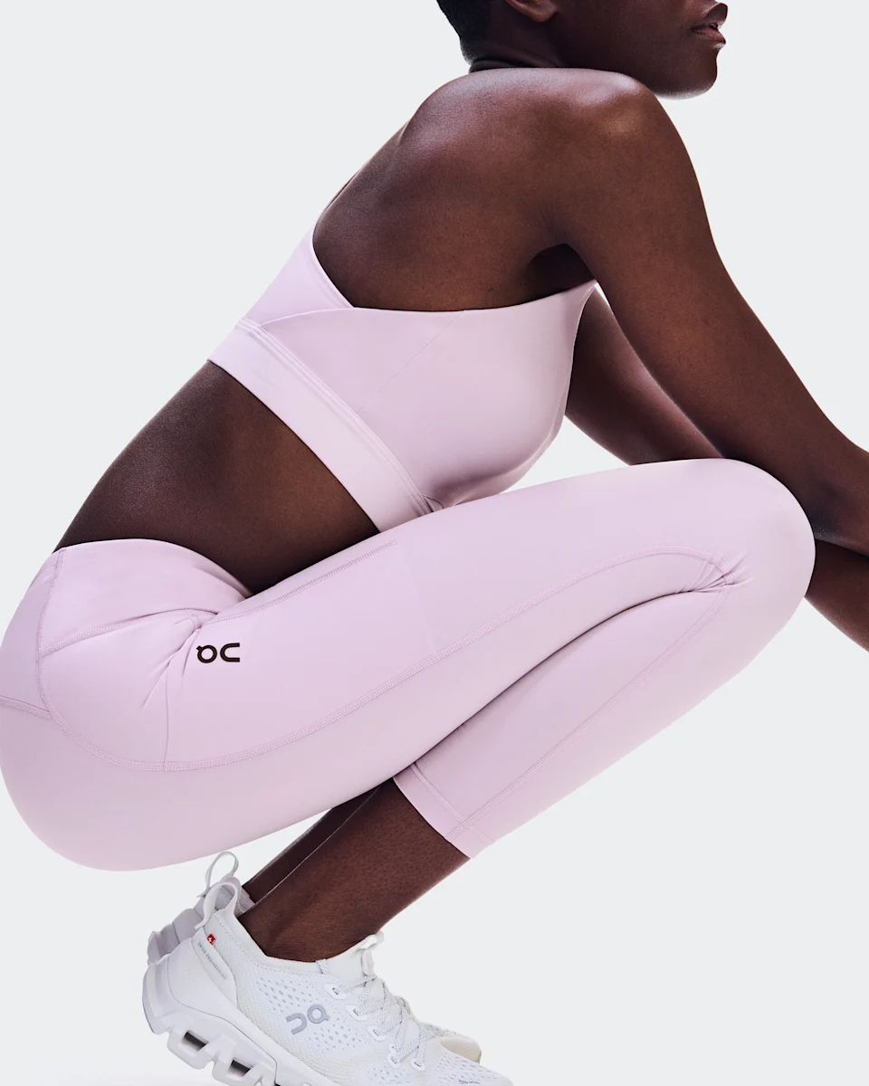 On Performance Tights 7/8 Foxglove Feminino