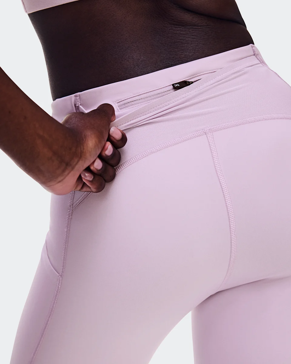 On Performance Tights 7/8 Foxglove Feminino