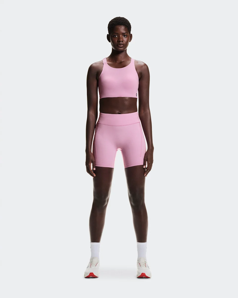 On Performance Tights Short Sakura Feminino