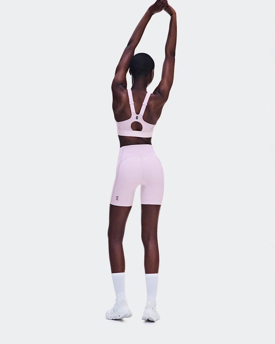 On Performance Tights Short Foxglove Feminino