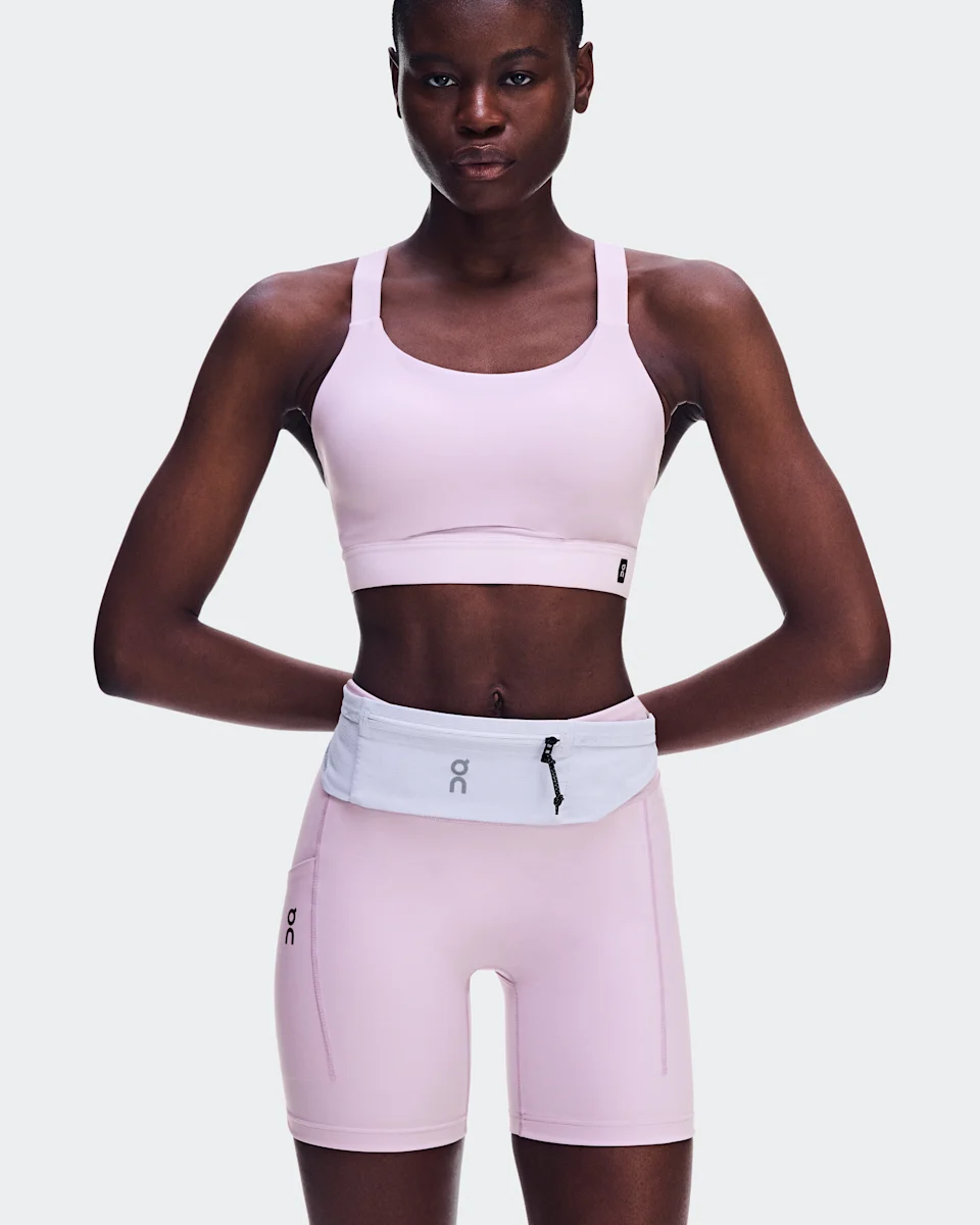 On Performance Tights Short Foxglove Feminino