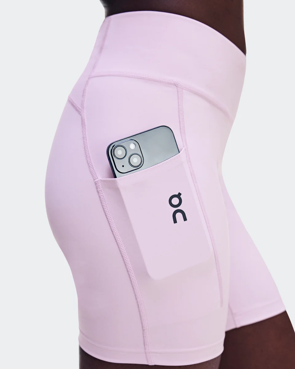 On Performance Tights Short Foxglove Feminino