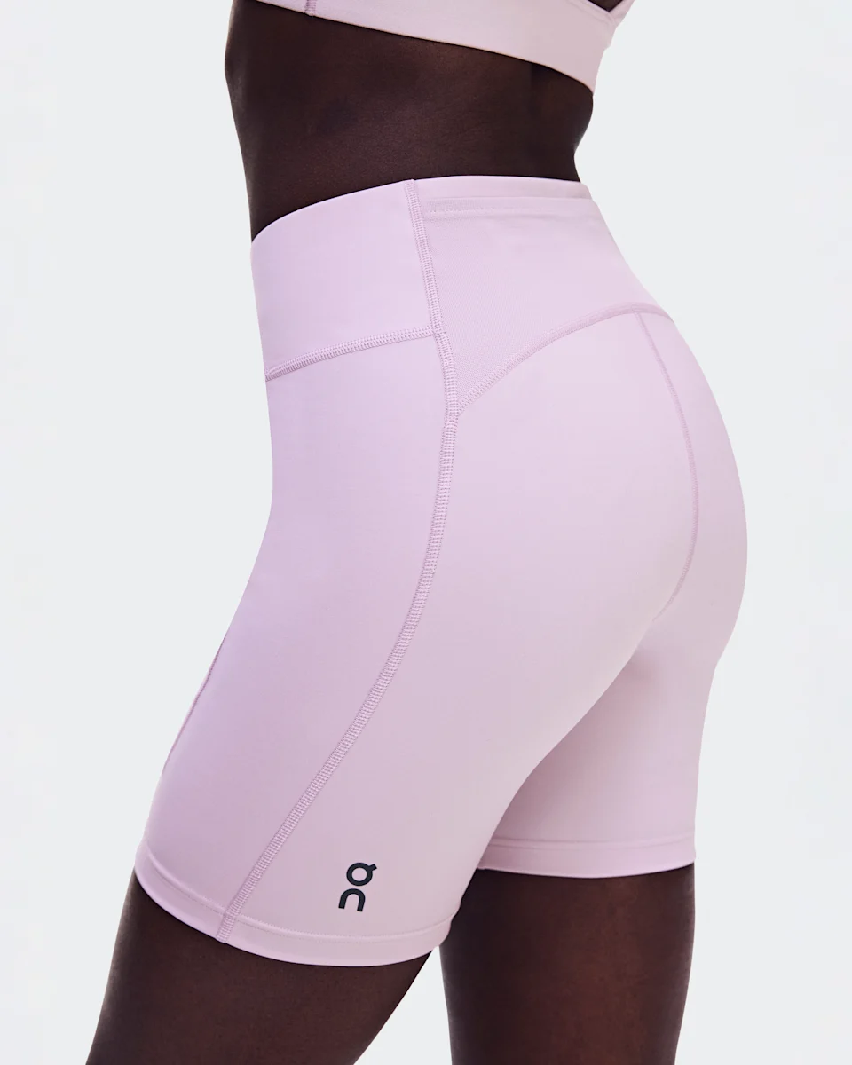 On Performance Tights Short Foxglove Feminino