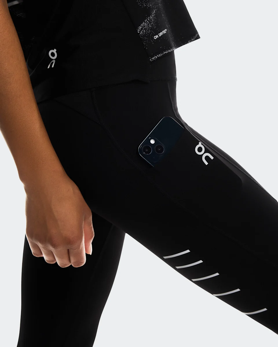 On Performance Tights Lumos Black Feminino