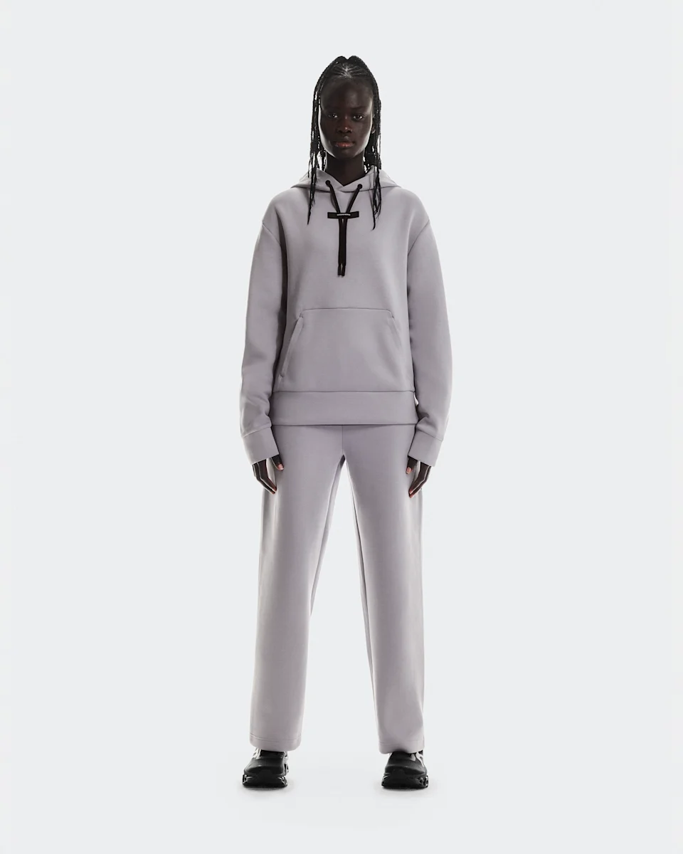 On Focus Tech Hoodie Lilac Feminino