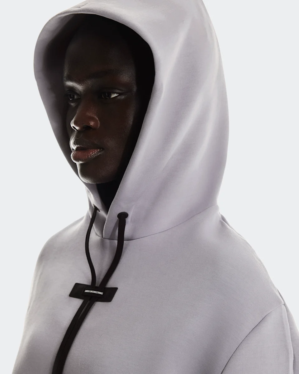 On Focus Tech Hoodie Lilac Feminino