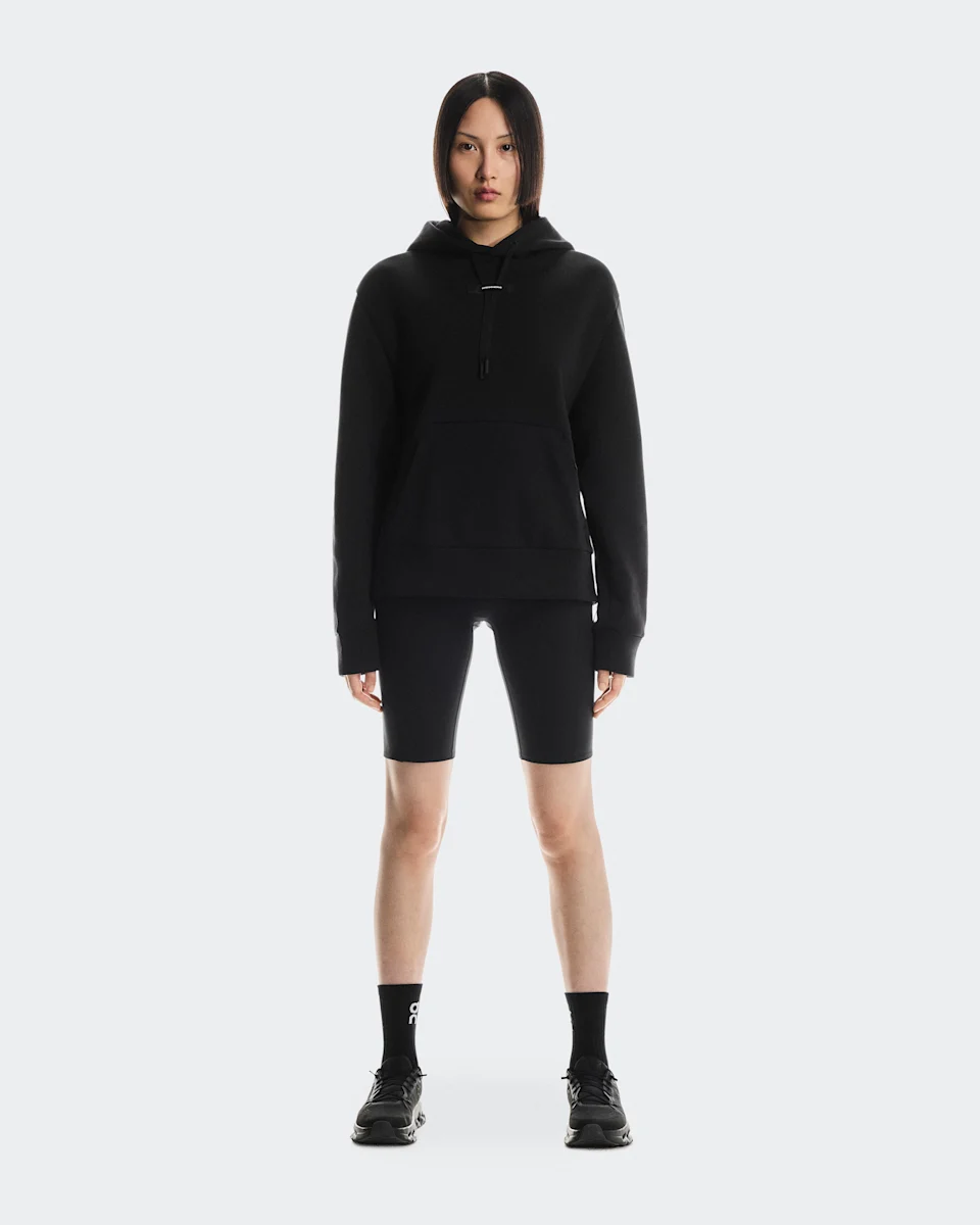 On Focus Tech Hoodie Black Feminino