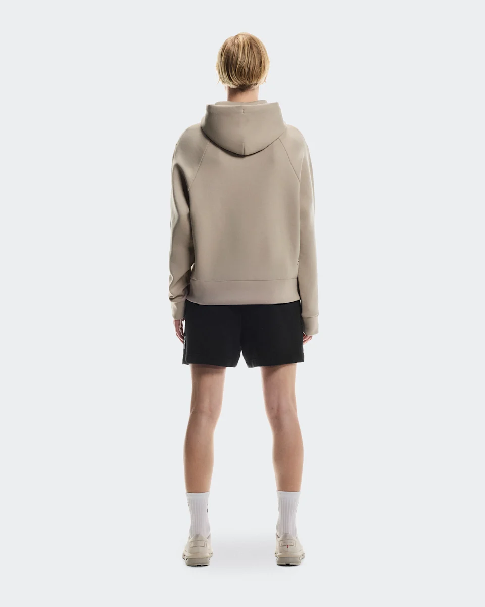 On Focus Tech Hoodie Desert Feminino
