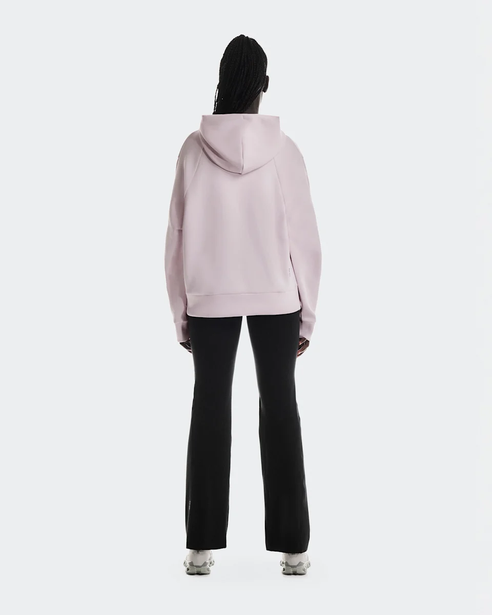 On Focus Tech Hoodie Orchid Feminino