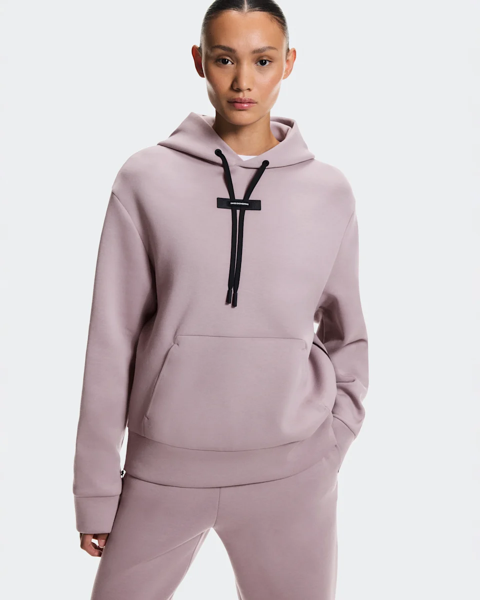On Focus Tech Hoodie Heron Feminino