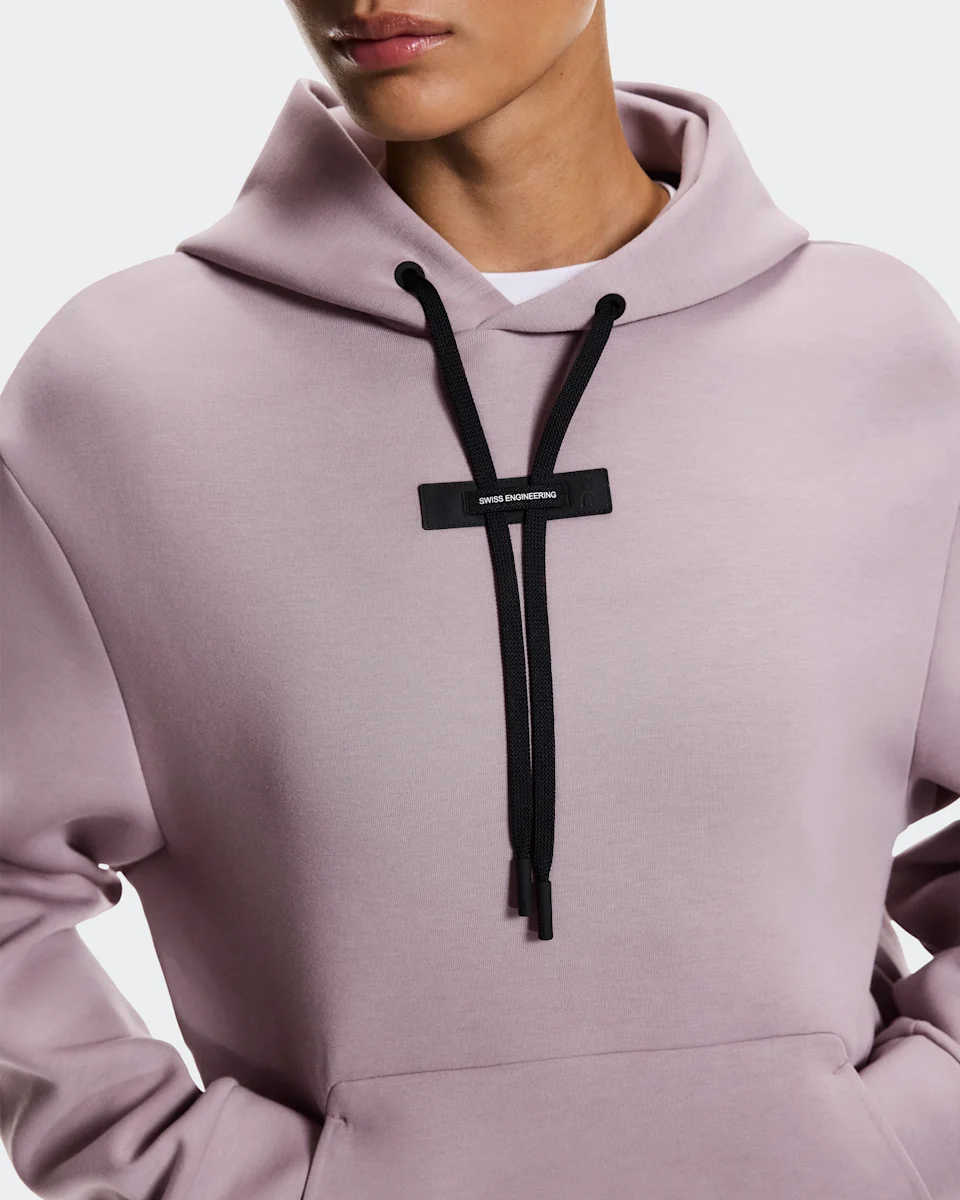 On Focus Tech Hoodie Heron Feminino