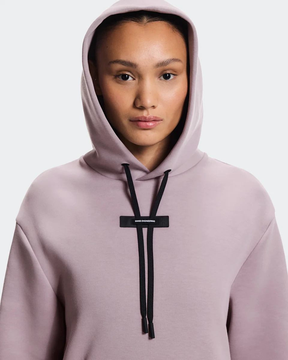 On Focus Tech Hoodie Heron Feminino