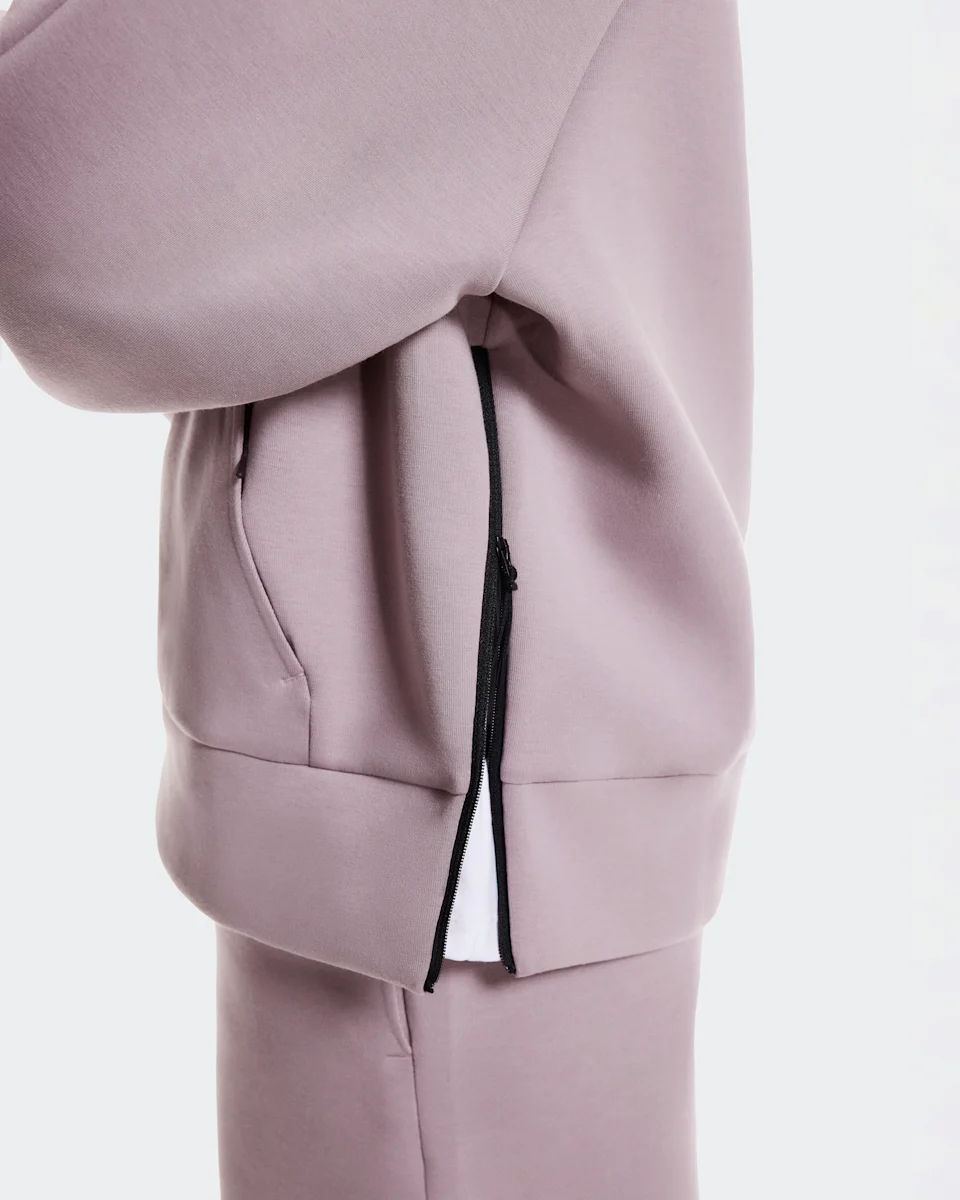 On Focus Tech Hoodie Heron Feminino